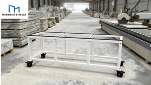 Đá chế biến bàn làm việc đá granit chế biến bàn làm việc thép tùy chỉnh bàn làm việc - Product Image 5