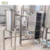 Équipement de brassage de bière de Restaurant en acier inoxydable 15BBL SUS304