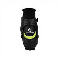 Raquettes à neige en cuir BS - Chaussures d'hiver imperméables complètement imperméables pour le ski, bottes de ski pour adultes