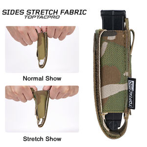 Toptacpro Custom Tactisch Lasersnijden Camo Magazijn Draagtas Taille Riem Enkele Mag <span class=keywords><strong>Holster</strong></span> Enkel Magazijn Zakje 9Mm - Product Image 5
