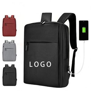 Promotion Customized LOGO Business Men's Waterproof Polyester Portable Backpack for Welcome Gifts - Product Image 1