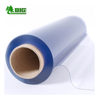 Film PVC souple transparent de qualité alimentaire, imperméable, super clair, surface brillante, réutilisable, Boligao