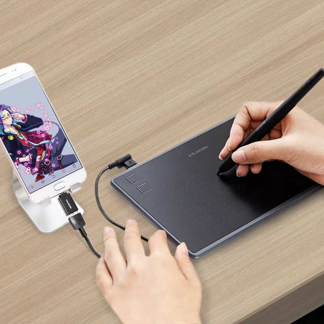 H430P Battery-free Stylus Drawing Tablet Graphic Board Electronic Digital Art Drawing Tablet with Pen