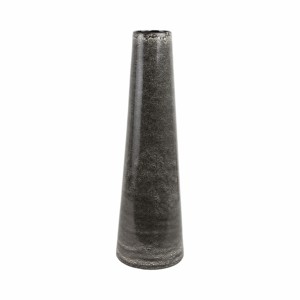Vaso a cono alto e maculato in terracotta per fiori, ideale per la casa, la camera da letto, il bagno, l'ufficio e la decorazione della tavola - Product Image 1