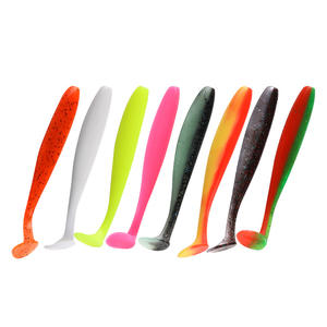 เหยื่อปลอม PVC แบบนิ่ม SUPERIORFISHING ขนาด 75 มม. 100 มม. 120 มม. หางรูปตัว T แบบ Spark Soft Shad รุ่น <span class=keywords><strong>SS501</strong></span> - Product Image 2