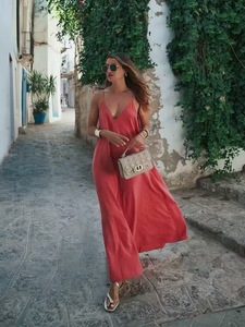 Nouvelle collection été 2026 pour l'Europe et les États-<span class=keywords><strong>Unis</strong></span> : Vêtements décontractés amples en PVC de couleur unie pour femmes, idéaux pour le commerce transfrontalier sur plateformes indépendantes. - Product Image 1