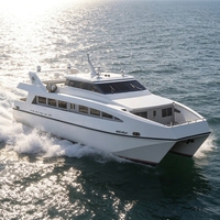 Grandsea AL-2200, catamaran en aluminium de 74 pieds, ferry côtier pour 150 personnes, bateau de transport de passagers à vendre