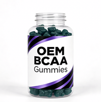 Gummies BCAA à marque privée OEM avec créatine, électrolytes et vitamines pour soutenir les performances sportives et la récupération musculaire, 60 unités