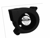 Ventilateur électrique Crown BGE06025_12X, ventilateur axial basse pression à courant continu avec roulement à billes FMB/2 pour siège de voiture