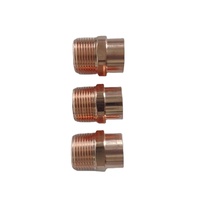 Raccord en cuivre raccord de tuyau de plomberie 1/2 "C X adaptateur mâle raccord en cuivre connecteur à souder