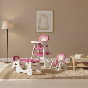 <span class=keywords><strong>Chaise</strong></span> <span class=keywords><strong>haute</strong></span> pour bébé 3-en-1 de <span class=keywords><strong>haute</strong></span> qualité, moderne, en plastique, pour enfants, pour manger, nourrir et jouer, pour la cuisine et le salon - Product Image 1