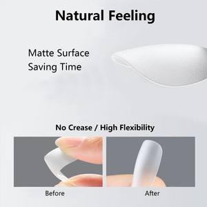 420 pcs Acrylic mềm Gel Nail lời khuyên đầy đủ Bìa móng tay giả thiết lập cho phần mở rộng - Product Image 3