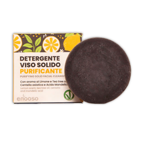 Enooso Purifying Solid Facial Cleanser 45g Nettoyage en profondeur pour peaux grasses Formule végétalienne - Product Image 1