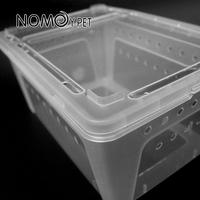 Reptile Tank Cage Escalade Pet Boîte D'élevage pour Amphibie Escargot Araignée Gecko Grenouille À Cornes Grande Tortue