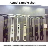 Ensemble de douche haut de gamme transfrontalier moderne et minimaliste avec pomme de douche circulaire et affichage numérique de la température