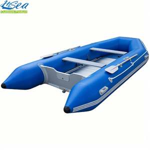 Hisea Top China Weihai Direct Maker 460cm 8-persoons opblaasboot met luifel voor vissen - Product Image 1