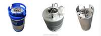 NOUVEAU Fûts Ball Lock 20L, 5 Gallons, 3.5 Gallons – Fûts à Bière Slim pour Brassage Maison, Fûts Corny pour Brassage Artisanal