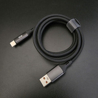 Regalos para Pequeñas Empresas, Cables USB a 8 Pines con Carcasa Trenzada y Pantalla LED Digital Multiusos para iOS