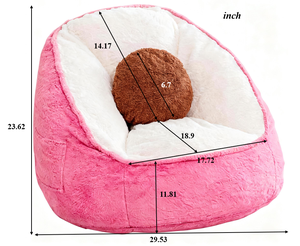 Canapé pouf de type nouveau, blanc crème, pour chambres d'hôtel, salons, détachable, lavable, assemblage gratuit, personnalisable - Product Image 2