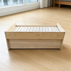 Culla Multifunzionale <span class=keywords><strong>Montessori</strong></span> Convertibile, Divano <span class=keywords><strong>Letto</strong></span> in Legno per Bambini, <span class=keywords><strong>Letto</strong></span> per Bambini e Ragazzi per Uso in Soggiorno - Product Image 6