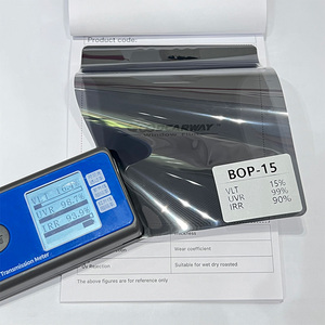 Película de Ventana de Cerámica Nanocompuesta con Recubrimiento de Metal BK al 5%, Doble Capa, Aislamiento Térmico, Anti Radiación <span class=keywords><strong>Infrarroja</strong></span>, Tinte Solar - Product Image 2