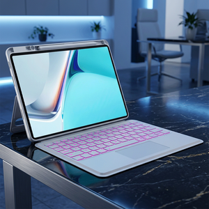 Entrega Rápida para Funda con Teclado para Tablet Huawei <span class=keywords><strong>MatePad</strong></span> <span class=keywords><strong>11</strong></span>" Modelo 2021, con Diseño Desmontable y Ranura para Lápiz - Product Image 1