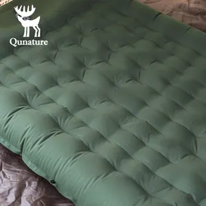 Qunature Custom Compact Ultralight TPU Inflatable Camping Sleeping Pad Waterproof Air Mattress Sleeping Mat