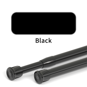 <span class=keywords><strong>Barra</strong></span> de Cortina <span class=keywords><strong>Extensible</strong></span> de Metal Moderno, Ajustable de 28 a 48 Pulgadas, con Resorte, para Ventanas Pequeñas, Puertas y Armarios - Product Image 3