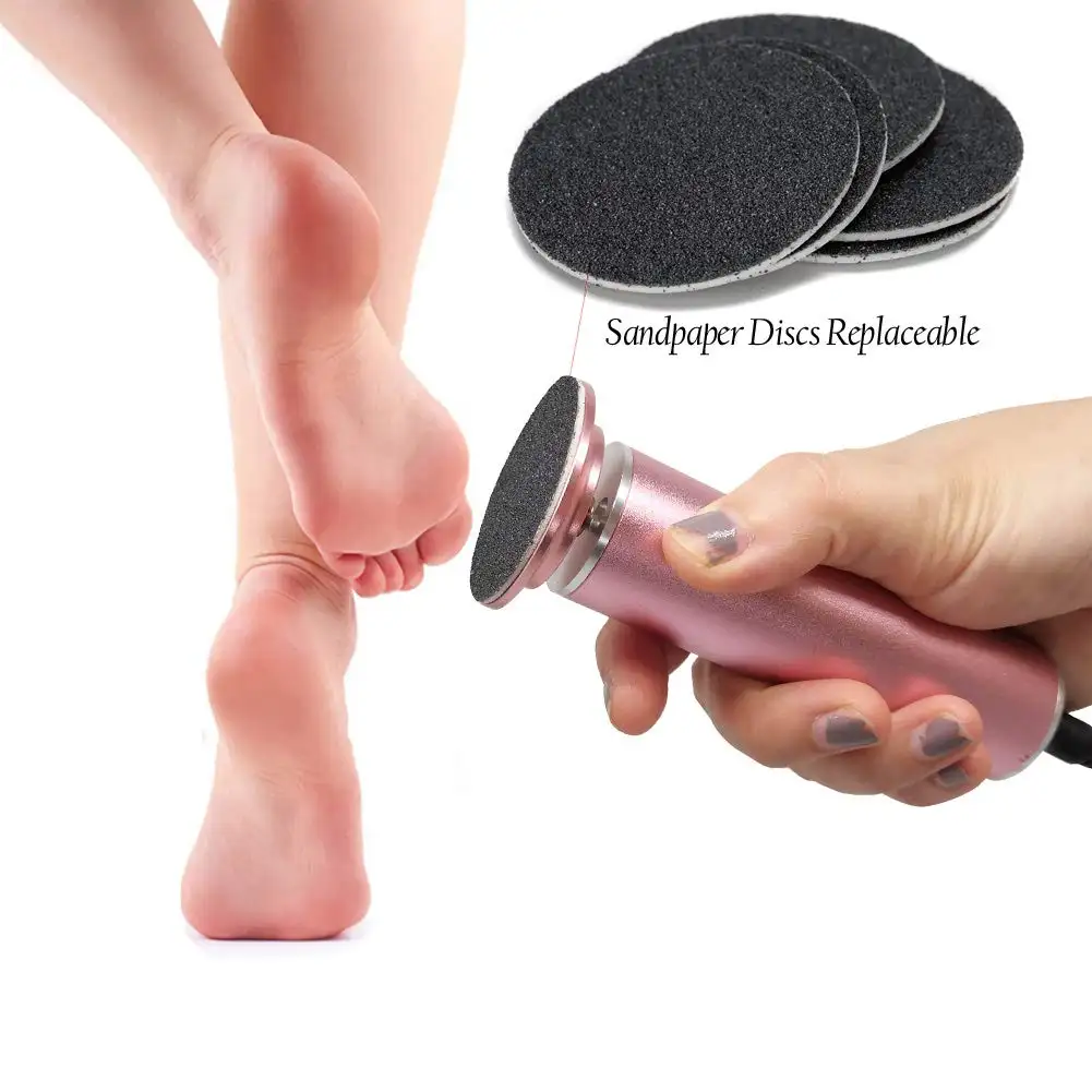 Komplett set Fußpflege Schleif scheibe Elektrische Fuß feile Kallus entferner mit einfacher Bedienung