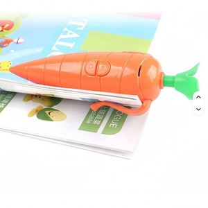 Bolígrafo con Forma de Zanahoria con Grabadora de Voz Integrada, Tiempo de Grabación de 60 Segundos, Diseño Lindo en Naranja y Verde - Product Image 5