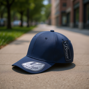 Cappello da Baseball Bowie a Sei Pannelli in Tela con Visiera Regolabile e Logo, Unisex, Casual, 58-63Cm, Quattro Stagioni - Product Image 2