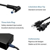 Adaptor Daya Laptop OEM ODM 65W 19.5V 3.33A 4.5*3.0mm Ujung Biru Pengisi Daya AC untuk HP Grosir Pabrik