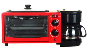 Rying Chảo BBQ 3 trong 1 ăn sáng các nhà sản xuất thiết bị gia dụng điện bánh sandwich Máy đa chức năng thuận tiện Máy pha cà phê - Product Image 3