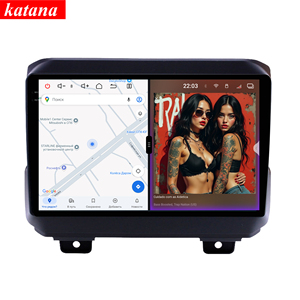 Serie Katana de 120W X 6CH para <span class=keywords><strong>Jeep</strong></span> Wrangler <span class=keywords><strong>Rubicon</strong></span> 2018-2020, Radio para Auto con Android 14, Reproductor de DVD, Navegación, Multimedia, 8+256GB - Product Image 1