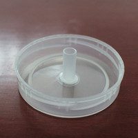 Pot en verre transparent professionnel de 650 ml pour la culture de tissus végétaux avec bouchon en plastique pour usage domestique