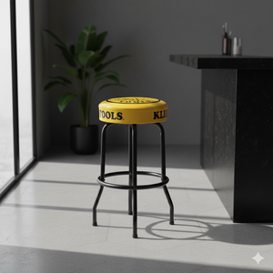 Taburete de Bar Giratorio Moderno con Base Cromada, Asiento Alto Comercial para Clubes <span class=keywords><strong>y</strong></span> <span class=keywords><strong>Bares</strong></span> - Product Image 5