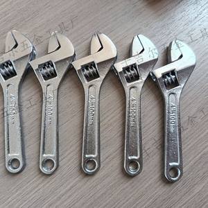 Llave Inglesa Ajustable Qijier de 100 mm, Métrica, de Acero Inoxidable, con Mordaza Lisa de un Solo Extremo, Herramienta Manual para Bricolaje - Product Image 2