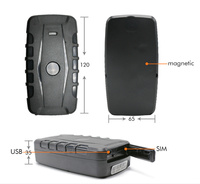 Portable 10000mAh 4G GPS voiture Tracker longue batterie magnétique Cargo conteneur dispositif étanche localisateur tableau de bord Installation PC