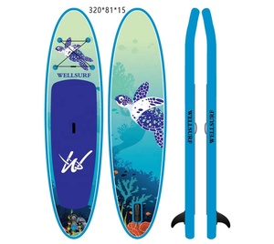 Double Layer Inflatable Paddleboard Drop Stitch Sup Standup Paddle Board for Sale With Accessories Colorful Surfer Inflatable - Product Image 2