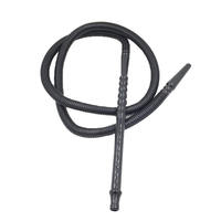 Vente directe usine – Accessoires pour chicha : Tuyau en silicone avec poignée en plastique dépoli de 1,8 m, style classique, écologique et durable (4+).