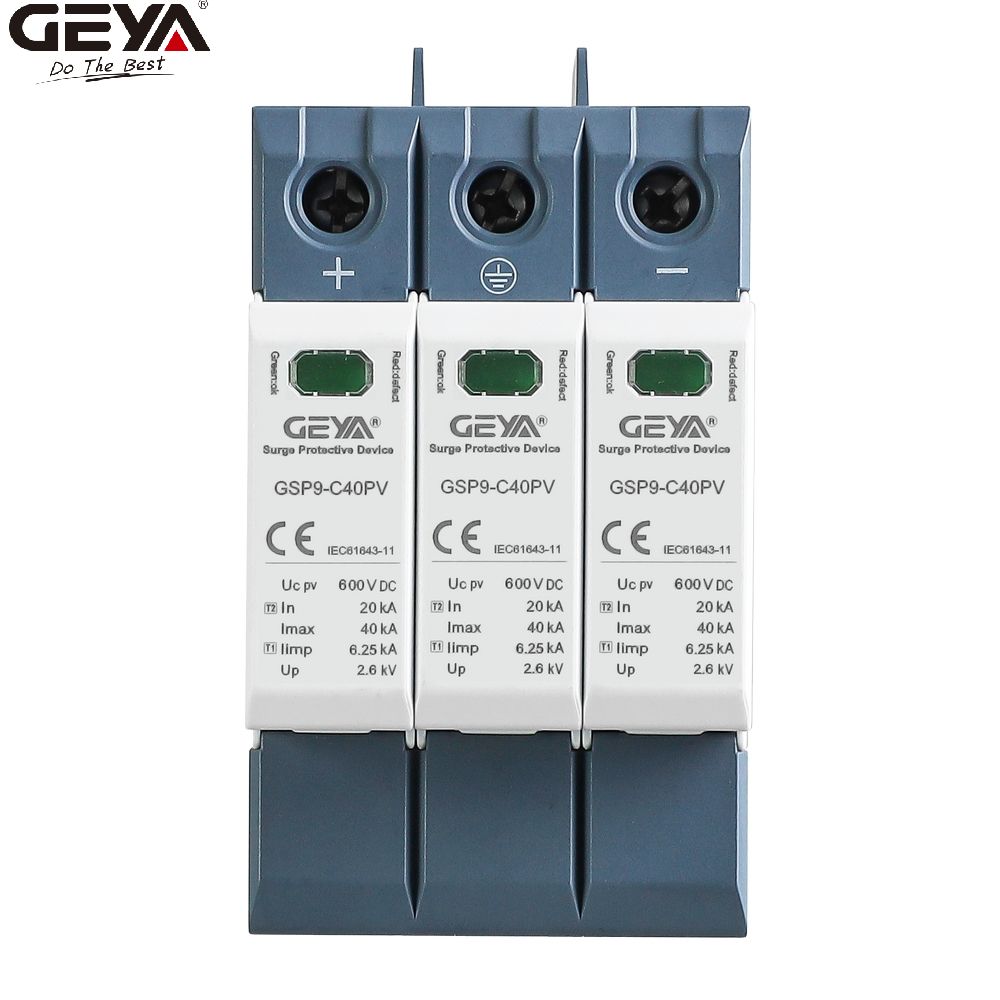 GEYA GSP9-C40 3P 275V 20KA 40KA гром устройство защиты от перенапряжений протекторы сглаживатель перепадов напряжения для системы освещения