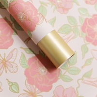 Nouveauté, vente en gros, papier d'art PVC vintage rétro luxueux, recouvert de perles, réutilisable, pour emballer les fleurs, pour la fête des mères