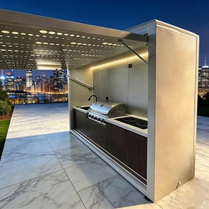Cucina Esterna <span class=keywords><strong>Economica</strong></span> Personalizzata con Armadio per Esterni - Product Image 3