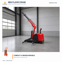 Grue de sol électrique à batterie CSEC-1200, 1200 kg, avec pied de support inclinable réglable pour levage en atelier, avec certification CE