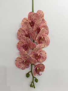 Orquídea Artificial de Fábrica, Flor Grande de Seda con Tacto Real, Látex, Impresión 3D, Flores de Phalaenopsis en Venta - Product Image 5