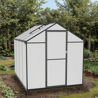 Ensemble sans outil Urban Oasis Kit de serre extensible DIY Design modulaire moderne Verrouillable Backyard Wind Métal résistant aux UV