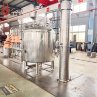 Laboratoire Eau de rose Huile essentielle Alcools de cuivre distillateur Moonshine Machine Usage domestique