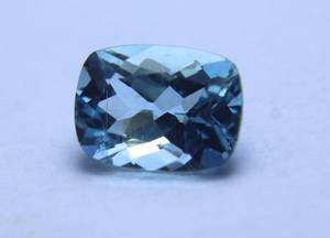 Piedra preciosa de Aguamarina natural corte ovalado 1,40 Ct 8x6x4mm para fabricación de joyas origen africano - Product Image 2