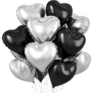 10 Globos de Helio en Forma de Corazón de 18 Pulgadas, Color Oro Rosa, Rojo y Rosa, para el Día de San Valentín, Bodas, Cumpleaños y Fiestas - Product Image 5