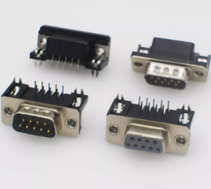 Remachado DR9 macho/hembra Pin/agujero <span class=keywords><strong>DR</strong></span>-Pin doblado de 90 grados/puerto serie hembra Socket RS232 Placa de soldadura de 9 núcleos - Product Image 3